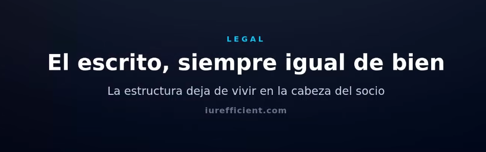 El escrito, siempre igual de bien