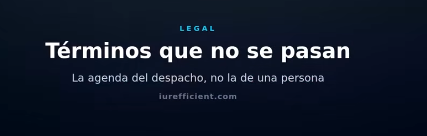 Terminos que no se pasan - Video