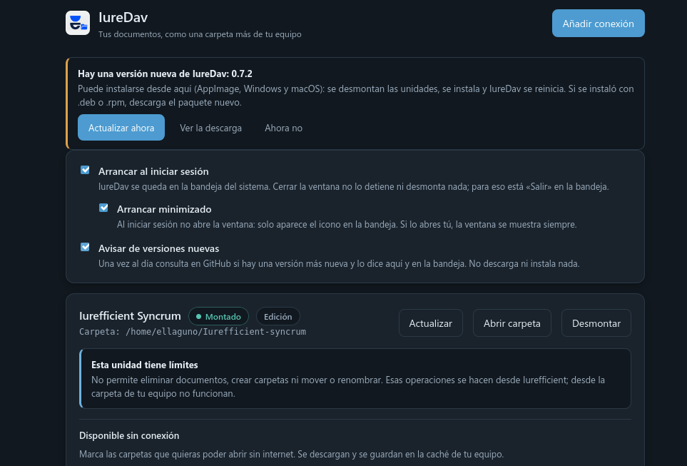 IureDav: Tus archivos visibles en tu computadora