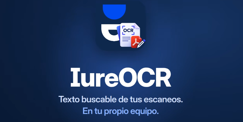 IureOCR - busca texto en documentos escaneados y edita pdf
