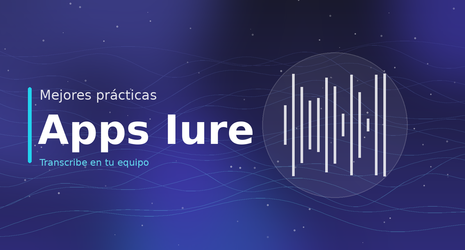 Transcribir juntas sin que el audio salga de tu equipo