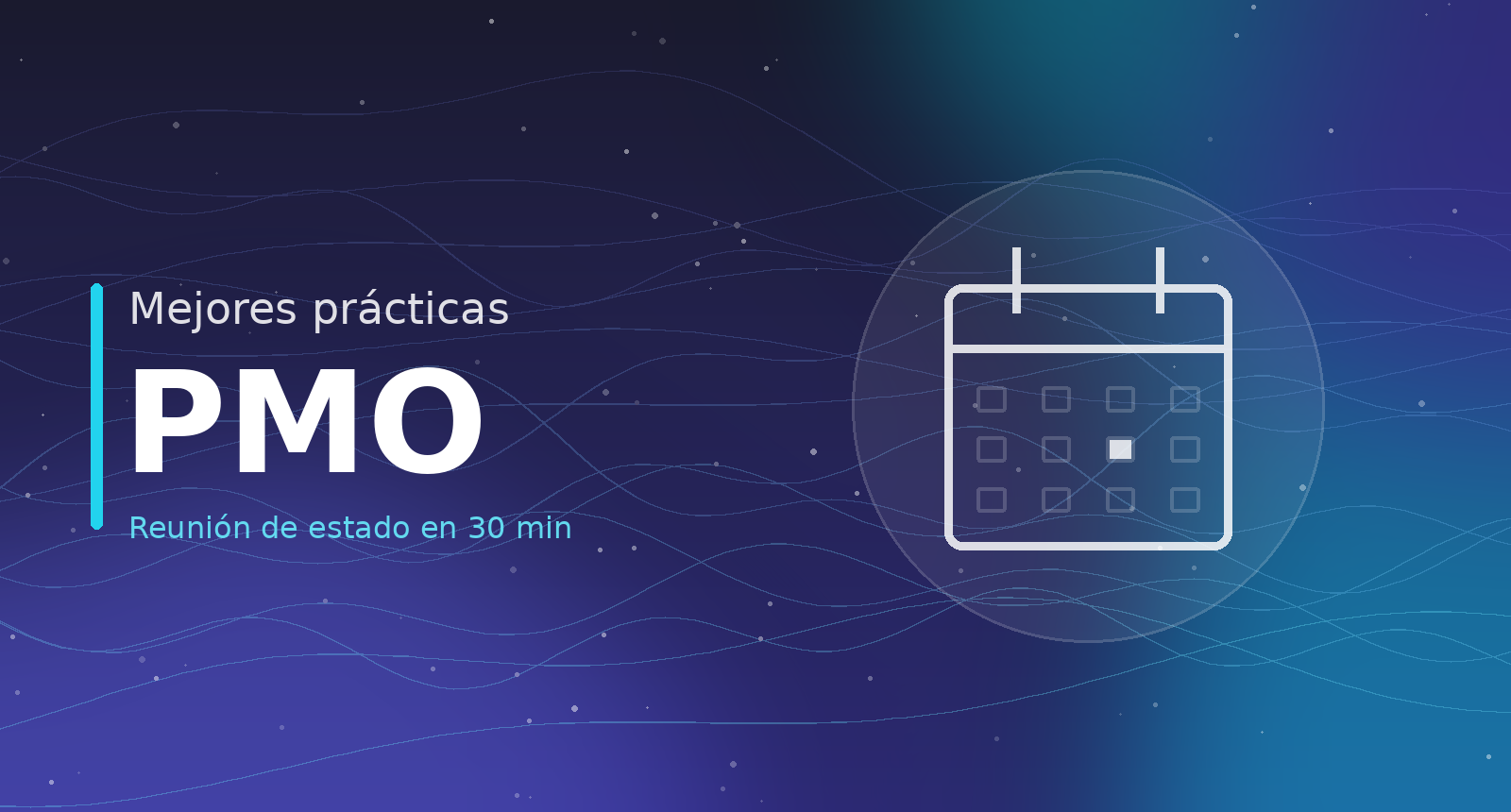 The weekly status meeting in 30 minutes