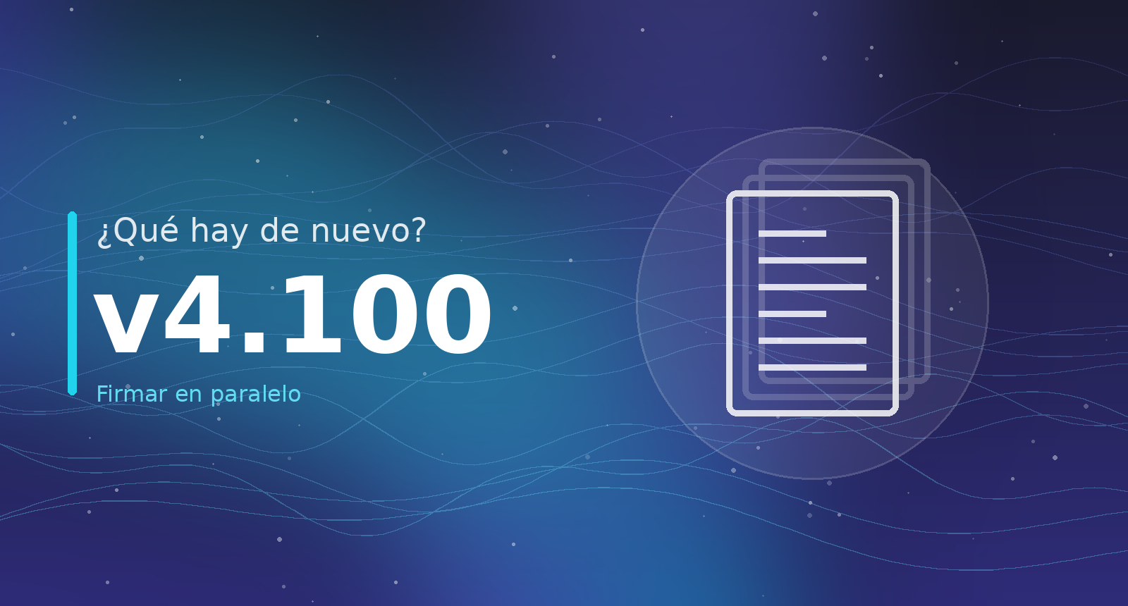 What’s new? v4.100 — Parallel signing and the legal library for everyone