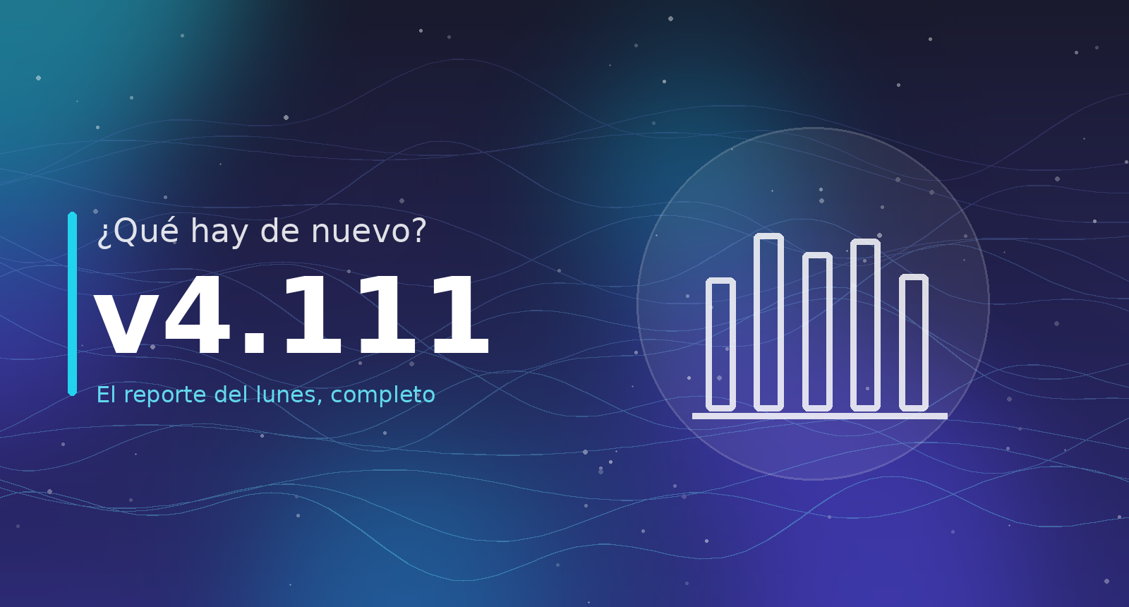 What’s new? v4.111 — The Monday report, complete