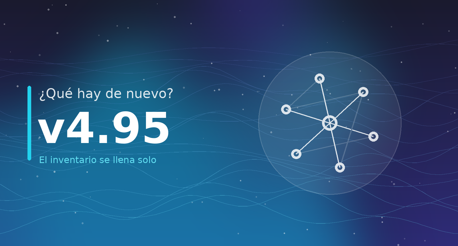 ¿Qué hay de nuevo? v4.95 — El inventario se llena solo y sigue a las personas
