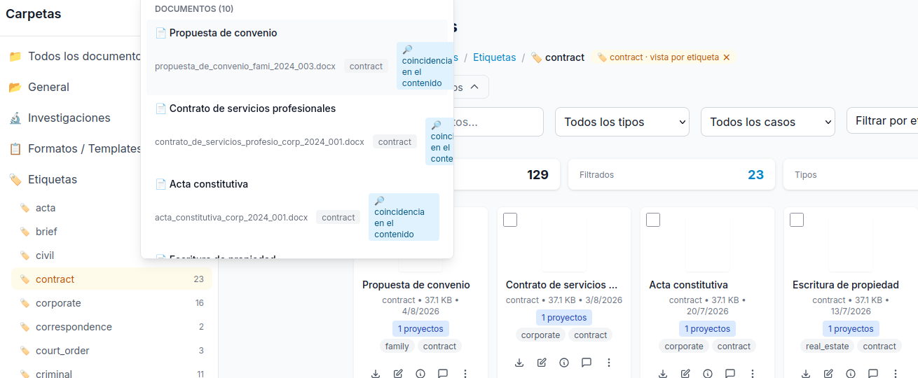 ¿Que hay de nuevo? Carpetas y busqueda de textos  v4.34